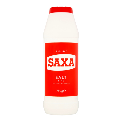 SAXA TABLE SALT 750G