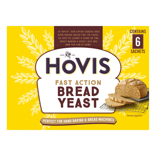 HOVIS FAST ACTION BREAD YEAST 6 X 7G (42G)