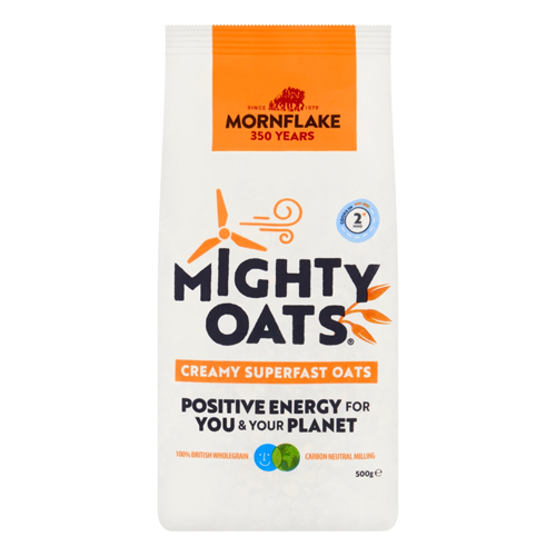 MORNFLAKE MIGHTY OATS CREAMY SUPERFAST OATS 500G