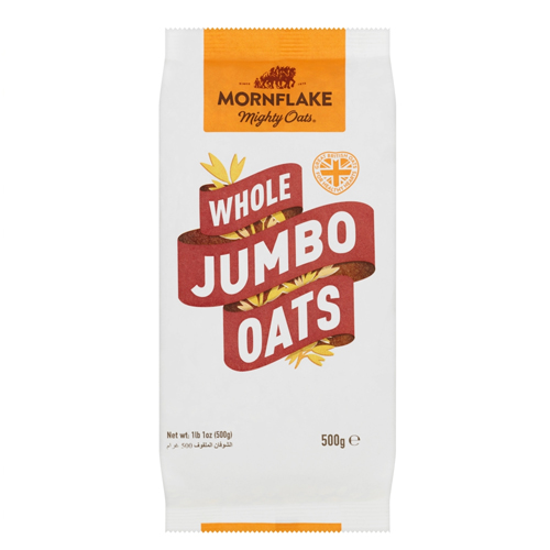 MORNFLAKE MIGHTY OATS WHOLE JUMBO OATS 500G