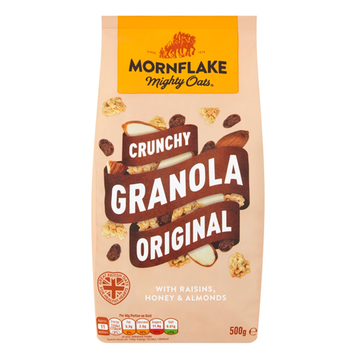 MORNFLAKE MIGHTY OATS CRUNCHY GRANOLA ORIGINAL 500G