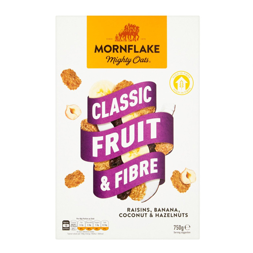 MORNFLAKE FRUIT & FIBRE 750G
