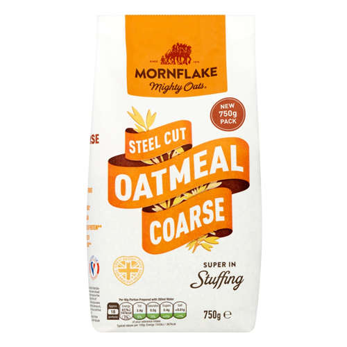 MORNFLAKE MIGHTY OATS STEEL CUT OATMEAL COARSE 750G