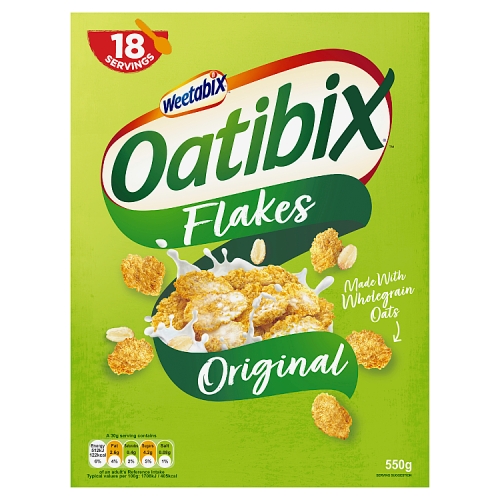 WEETABIX OATIBIX FLAKES CEREAL 550G