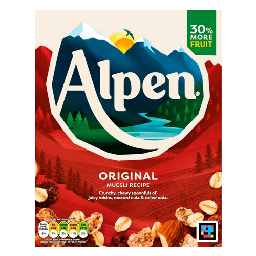 ALPEN THE ORIGINAL SWISS STYLE MUESLI 550G