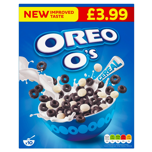 OREO O'S CEREAL PMP £3.99 320G