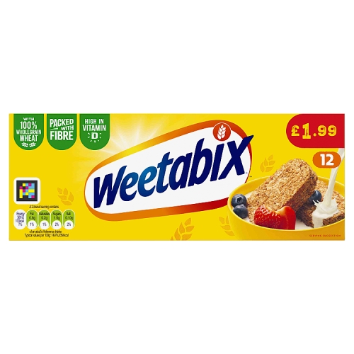 WEETABIX BISCUITS PMP £1.99 12'S