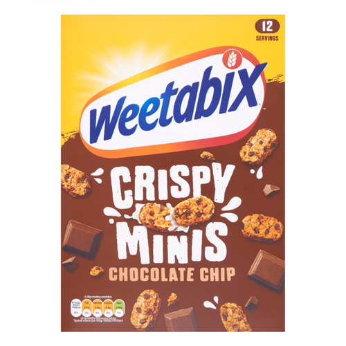 WEETABIX CRISPY MINIS CHOCOLATE CHIP 500G