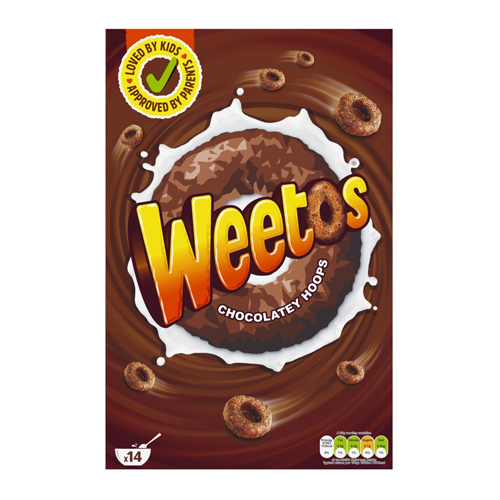 WEETOS CHOCOLATEY HOOPS 420G