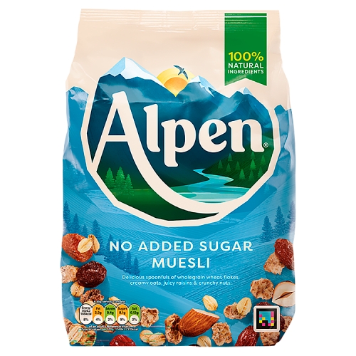 ALPEN MUESLI NO ADDED SUGAR 6X 950G