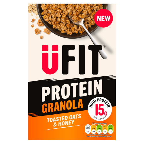 UFIT PROTEIN GRANOLA TOASTED OATS & HONEY 375G