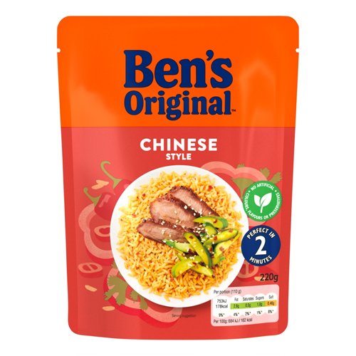 BEN'S READY TO HEAT SPECIAL CHINESE MICROWAVE RICE 220G
