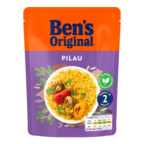 BEN'S PILAU READY TO HEAT RICE 220G