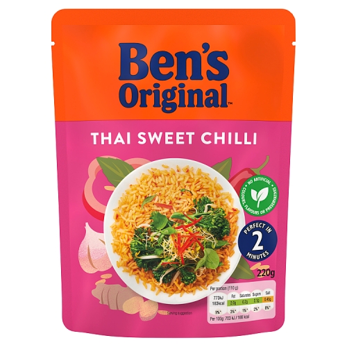 BEN'S READY TO HEAT THAI SWEET CHILLI RICE 220G
