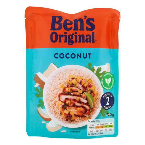 BEN'S READY TO HEAT COCONUT RICE 220G
