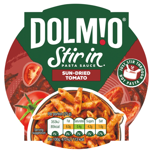 DOLMIO STIR-IN SUN DRIED TOMATO PASTA SAUCE 150G