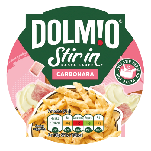 DOLMIO STIR IN CARBONARA PASTA SAUCE 150G