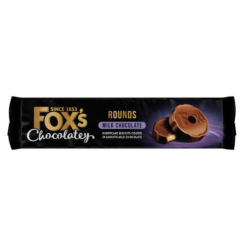 FOX'S FABULOUS CHOCOLATEY MILK CHOCOLATE ROUNDS 130G-A