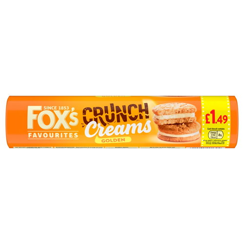 FOX'S GOLDEN CRUNCH CREAM PMP £1.49 200G