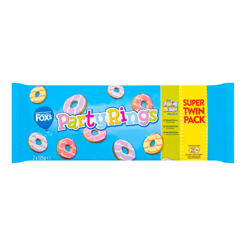 FOX'S PARTY RINGS SUPER 250G