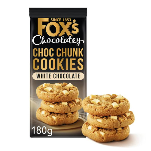 FOX'S CHUNKIE WHITE CHOCOLATE CHIP COOKIE 180G