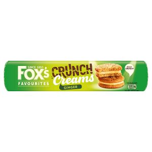FOX'S FAVOURITES CRUNCH CREAMS GINGER 200G