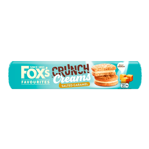FOX'S SALTED CARAMEL CRUNCH CREAMS 200G
