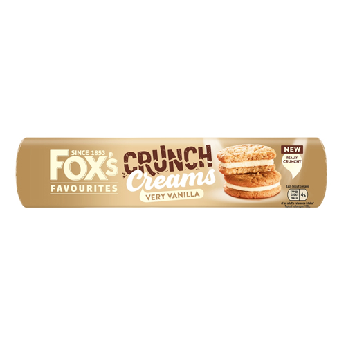 FOX'S CRUNCH CREAM VERY VANILLA 200G