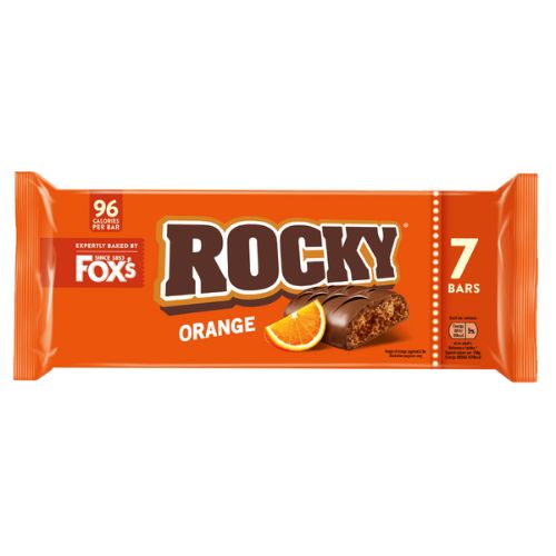 FOX'S ROCKY CHOCOLATE ORANGE 24X 7PK