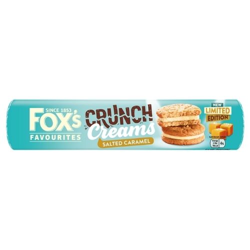 FOX'S CRUNCH CREAMS SALTED CARAMEL 200G