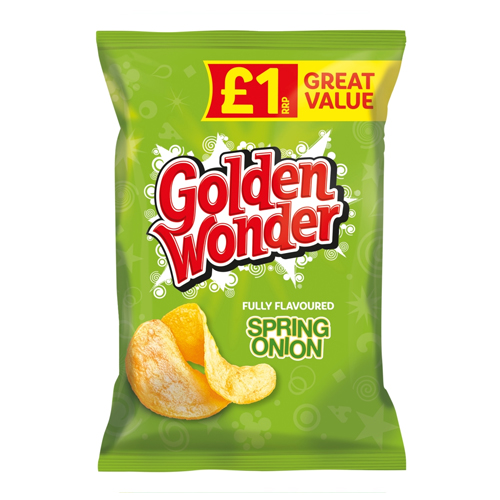 GOLDEN WONDER SPRING ONION PMP £1.00 57G