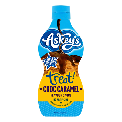 ASKEYS TREAT CHOCOLATE CARAMEL FLAVOUR SAUCE 325G
