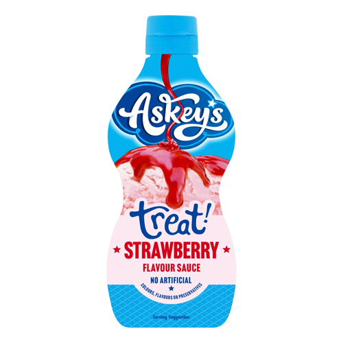 ASKEYS TREAT STRAWBERRY FLAVOUR TOPPING 325G