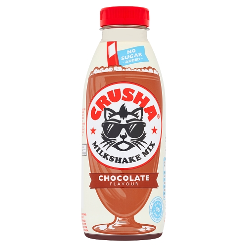 CRUSHA CHOCOLATE FLAVOUR MILKSHAKE MIX NAS 500ML