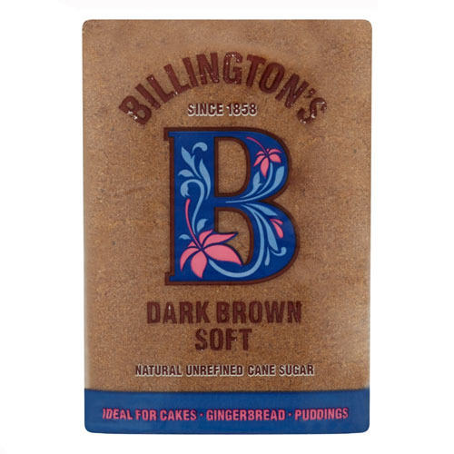 BILLINGTON'S DARK BROWN SOFT NATURAL UNREFINED CANE SUGAR 500G