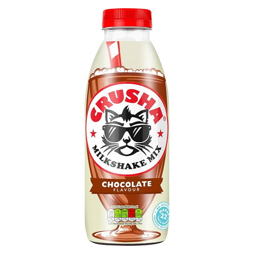 CRUSHA CHOCOLATE FLAVOUR MILKSHAKE MIX 1L