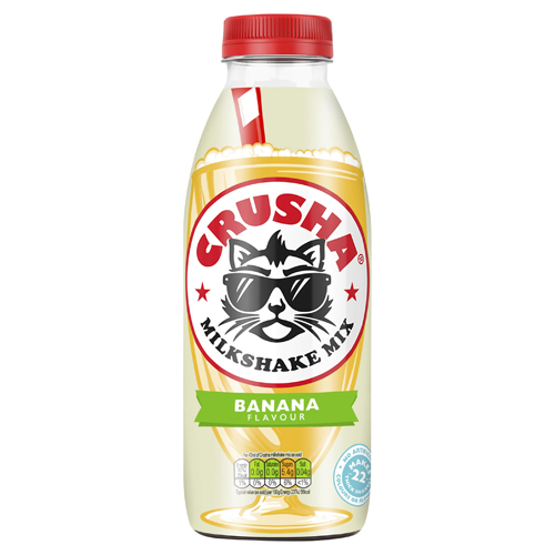 CRUSHA BANANA FLAVOUR MILKSHAKE MIX 1L
