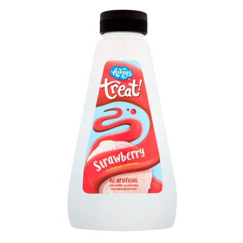 ASKEYS TREAT STRAWBERRY FLAVOUR TOPPING 600G