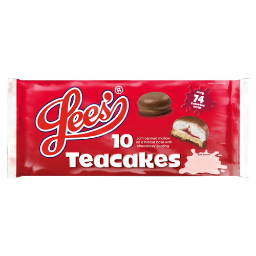 LEES JAM TEACAKES 175G