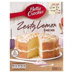 BETTY CROCKER ZESTY LEMON CAKE MIX 425G