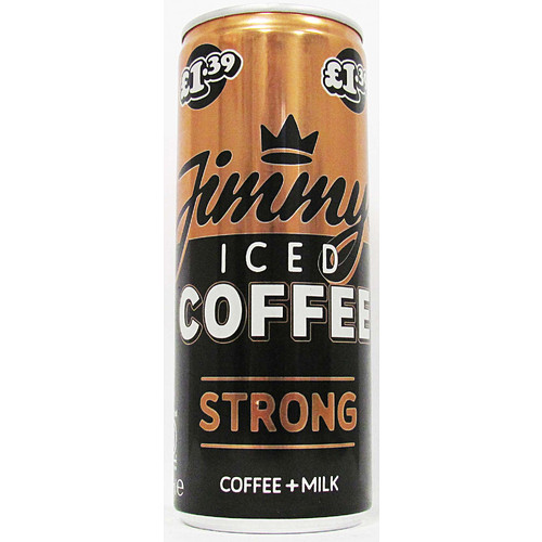 JIMMYS ICED COFFEE STRONG PMP £1.39 CAN 250ML