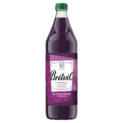 BRITVIC BLACKCURRANT CORDIAL PET 1L