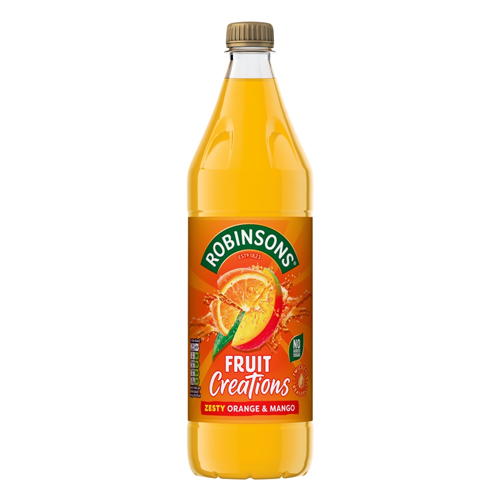 ROBINSONS CREATIONS ORANGE & MANGO SQUASH PET 1L
