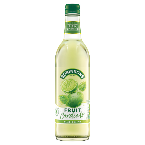 ROBINSONS CRUSHED LIME & MINT FRUIT CORDIAL 500ML