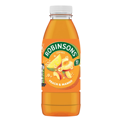 ROBINSONS RTD PEACH & MANGO JUICE NAS PET 500ML