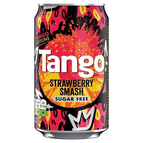 TANGO STRAWBERRY SMASH SUGAR FREE CAN 330ML
