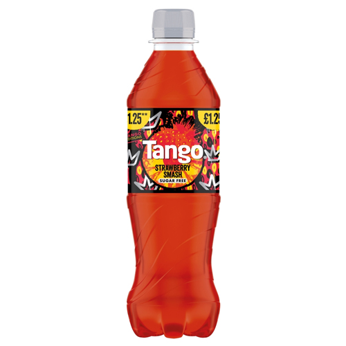 TANGO STRAWBERRY SMASH SUGAR FREE PMP £1.25 PET 500ML