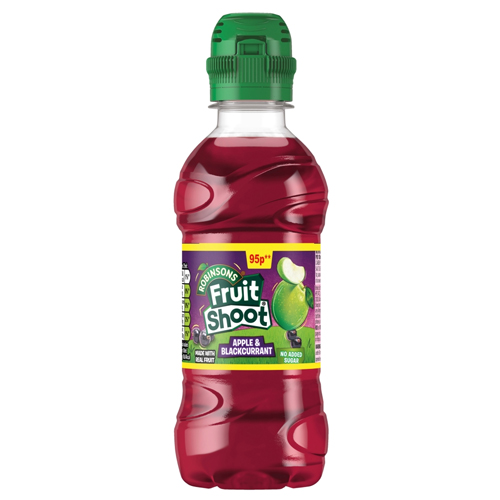ROBINSONS FRUIT SHOOT APPLE & BLACKCURRENT PMP 95P PET 275ML