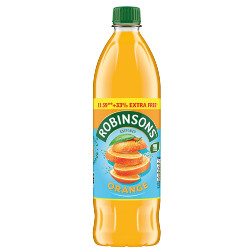 ROBINSONS ORANGE SQUASH NAS PMP £1.59 2L