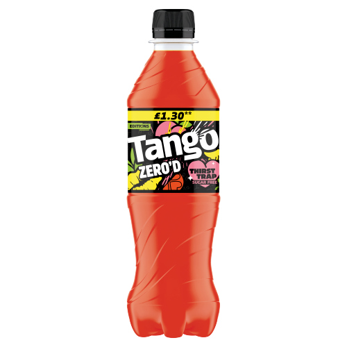 TANGO ZERO'D THIRST TRAP SUGAR FREE PET PMP £1.30 500ML